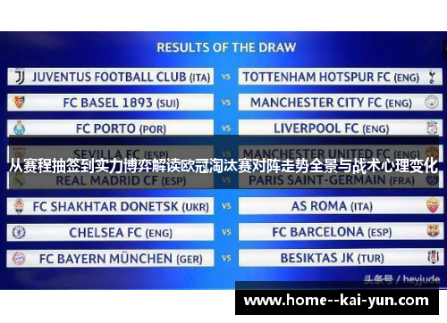 从赛程抽签到实力博弈解读欧冠淘汰赛对阵走势全景与战术心理变化